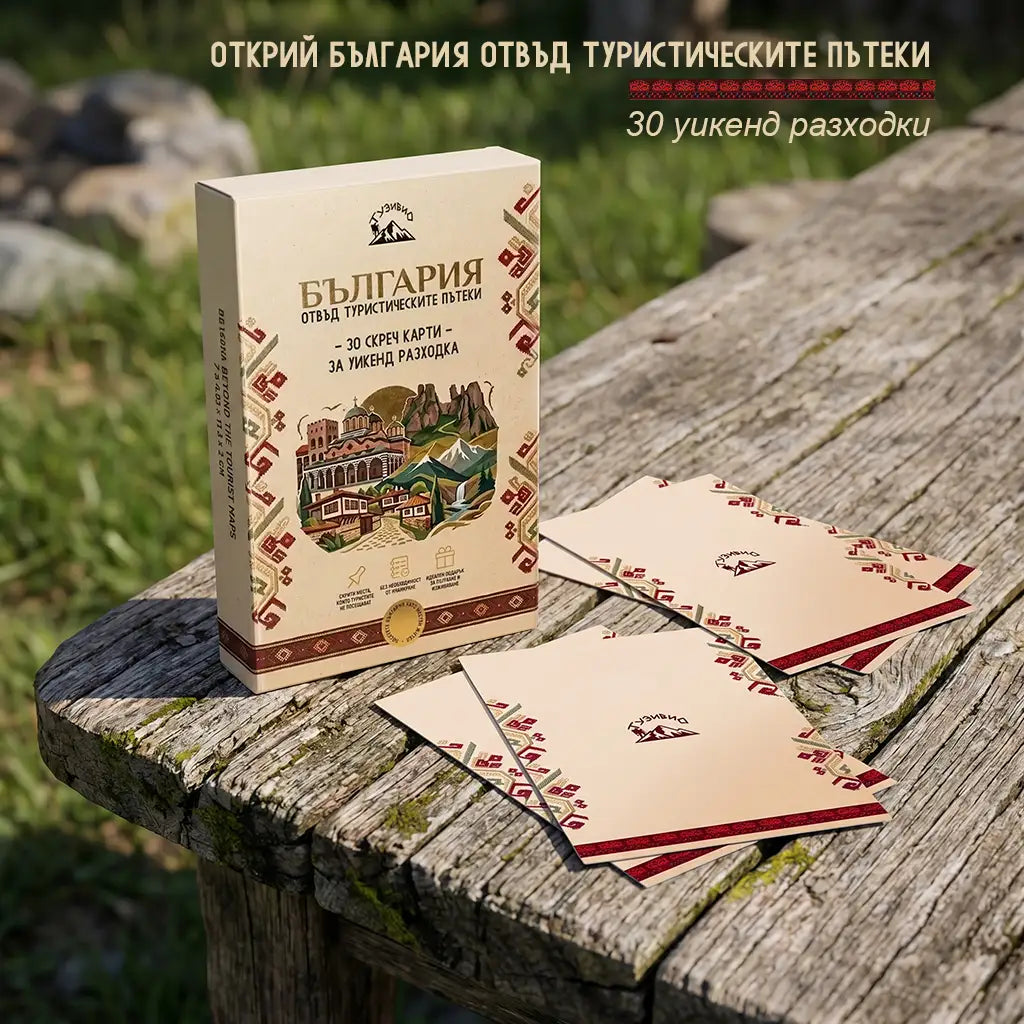 България отвъд туристическите пътеки - 30 скреч карти